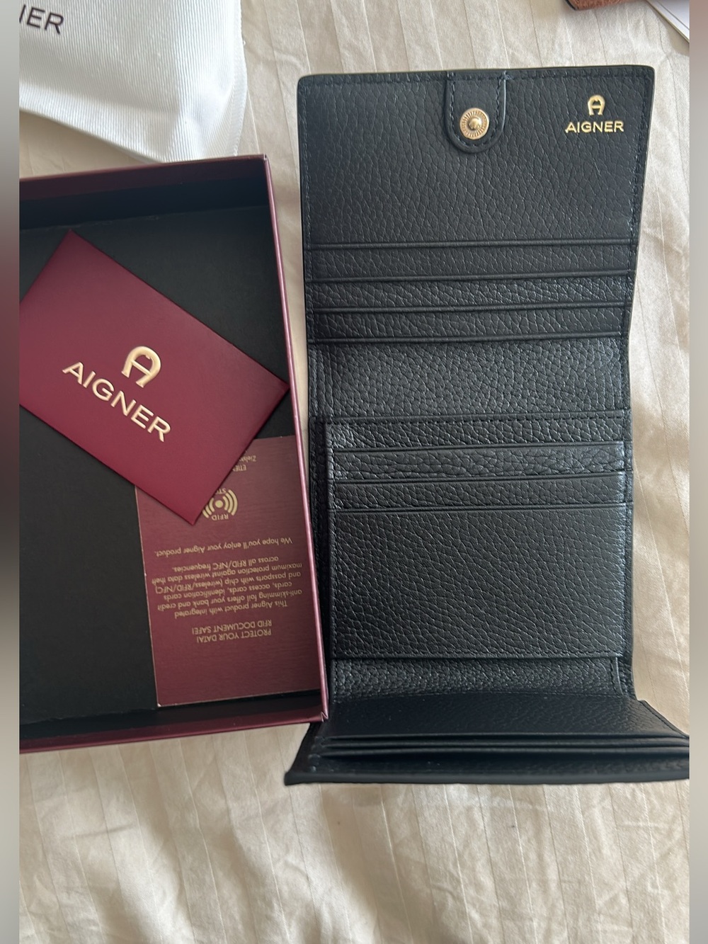 Black Leather Wallet